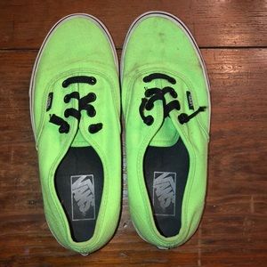 Lime green Vans